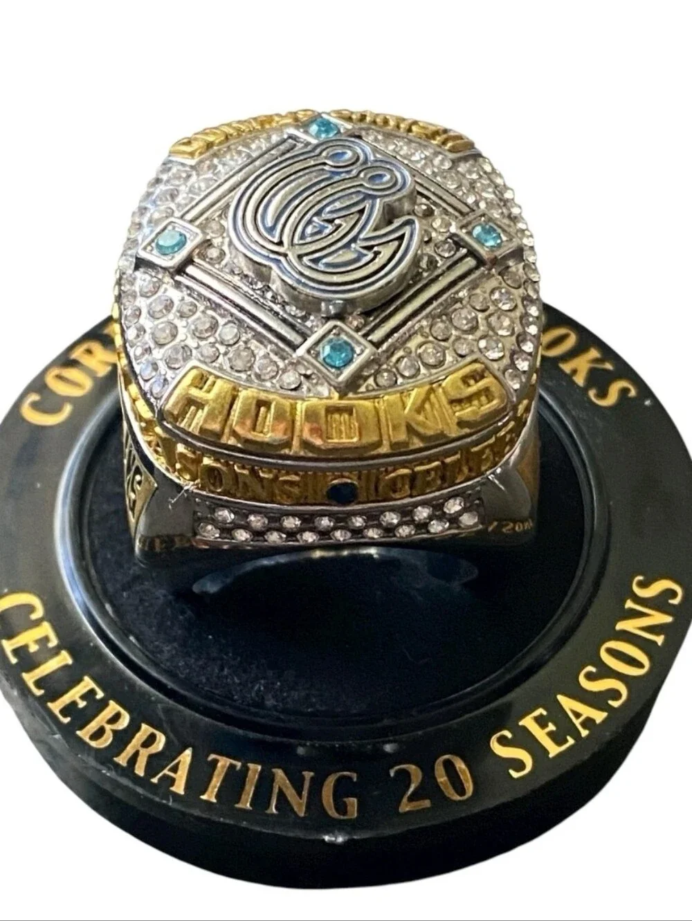 Corpus Christi Hooks 20th Season Anniversary Fan Ring SGA AA Astros Texas